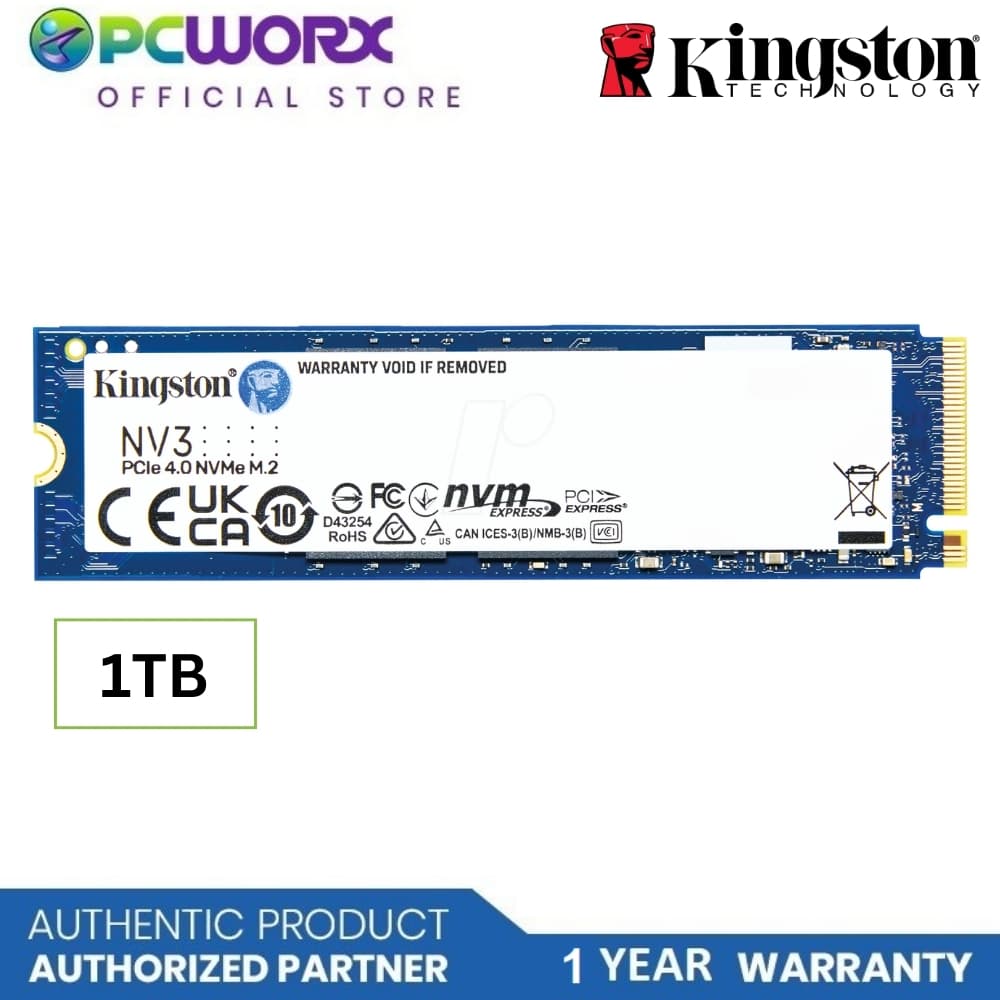 Kingston SNV3S NV3 M.2 x4 2280 NVME PCIe 4.0 x4 Solid State Drive